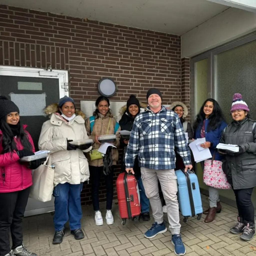 students learning German language A1 to C1 classes